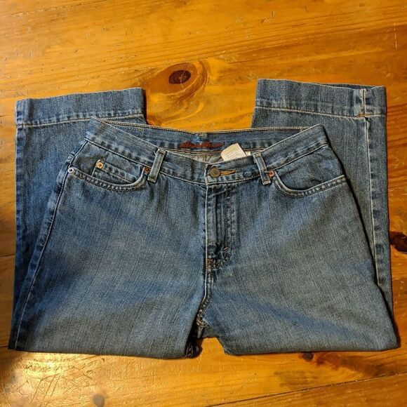 SIZE 6P Eddie Bauer ankle length jeans - Picture 1 of 2